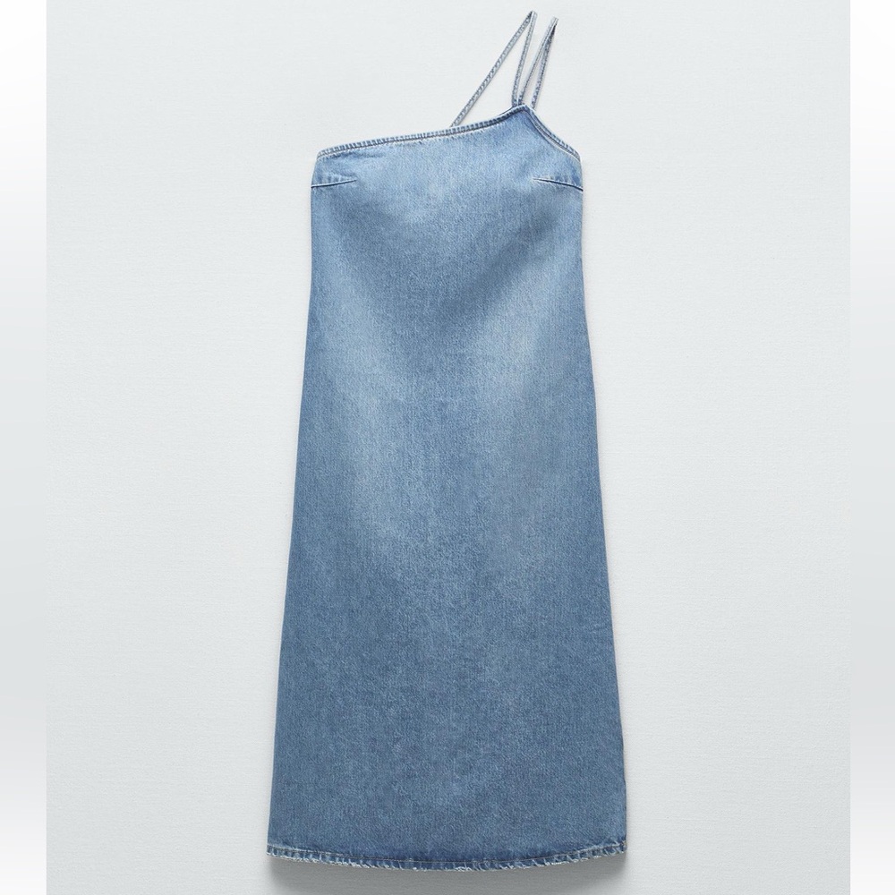 Zara Blue Denim Dress